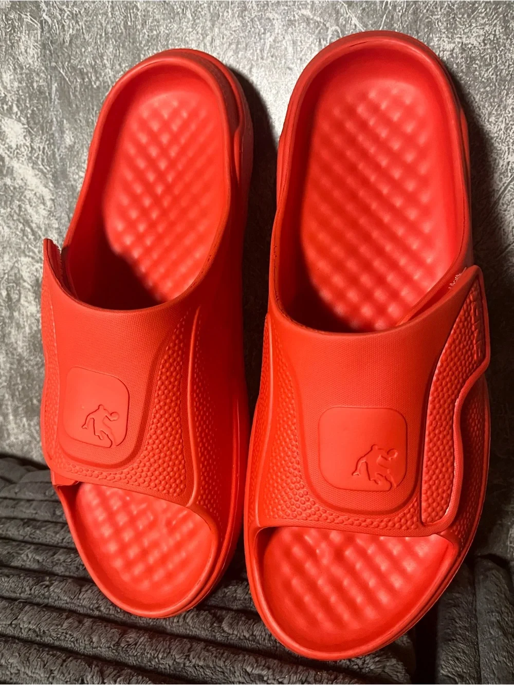 And1 Bright Red Slip-On Slide Sandals Sz 13 new